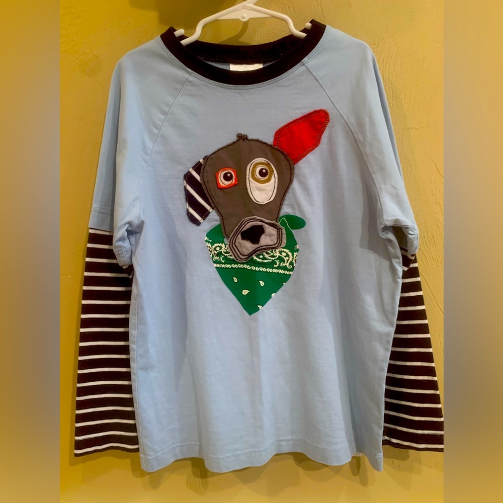 EUC Hanna Andersson Doggie long sleeve shirt